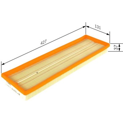 Vzduchový filtr BOSCH F 026 400 478 – Hledejceny.cz