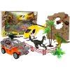 Auta, bagry, technika Lean Toys Velká sada Jurského dinosaura + Vozidla a příslušenství