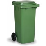 Lobster 106582 Popelnice hranatá 120l PVC-zelená – Sleviste.cz