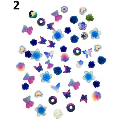 Set dekorací do pryskyřice mix druhů Varianta: 2 – Sleviste.cz