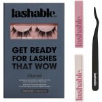 Lashable DIY umělé trsové řasy Startovací Sada Charmé trsové řasy 8-15mm + Lepidlo na řasy 5g + Fixátor 5g + Aplikátor na řasy 1ks - vhodné pro citlivou pokožku – Zboží Mobilmania