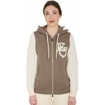 Mikina Equestro Bicolor Hoodie dámská walnut/antique white – Hledejceny.cz