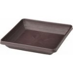 Plastia miska čtyřhranná Lotos 20 x 20 cm čokolada – Zboží Dáma