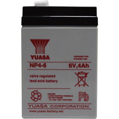 YUASA NP4-6 4Ah 6V – Zboží Mobilmania