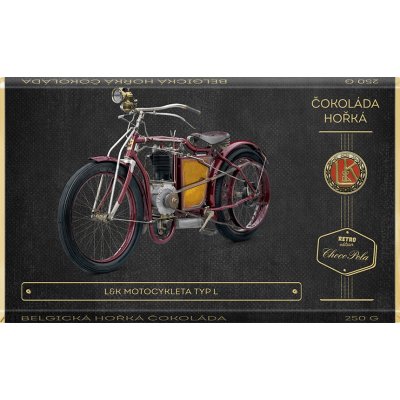 CHOCO POLA L&K motocykleta typ L čokoláda hořká 250 g