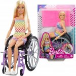 Barbie Modelka 193 na invalidním vozíku v kostkovaném overalu – Zboží Mobilmania