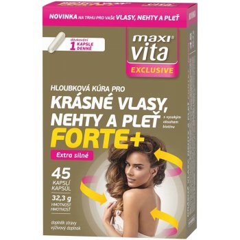 MaxiVita Exclusive Krásné vlasy nehty a pleť 45 kapslí