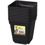 NOHEL GARDEN a.s. NOHEL GARDEN sadbovač plastový černý 13x13x13 cm 10 ks 65123čr – Zboží Dáma