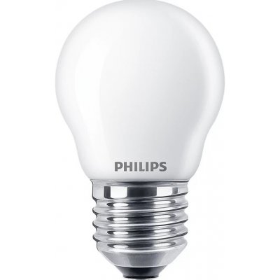 Philips LED žárovka E27 6,5W-60W 4000K 230V P45 FR G P347700 – Hledejceny.cz