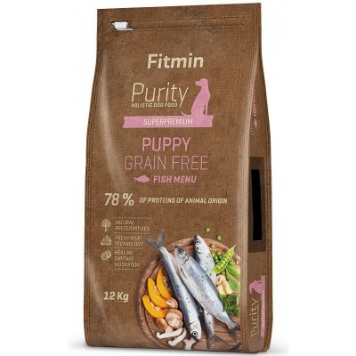 Fitmin Purity Puppy Fish Grain Free kompletní krmivo pro štěňata 12 kg