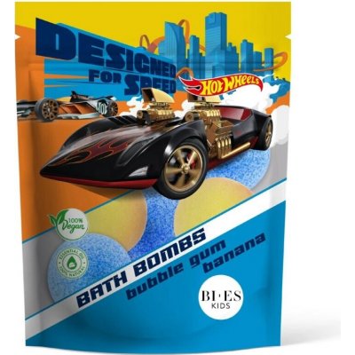 Koupelové bomby HOT WHEELS s vůní žvýkačky a banánu – Zboží Dáma