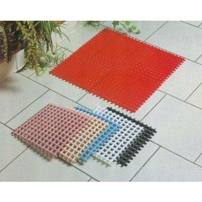 rohož sestavovací 25x25cm plastová, BÉŽ (4ks) – Sleviste.cz