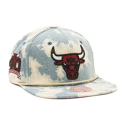 Mitchell & Ness NBA Acid Wash Snapback Bulls Blue