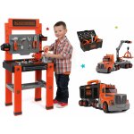 Smoby set pracovní dílna Black & Decker a úklidová sada 360702-4 – Hledejceny.cz