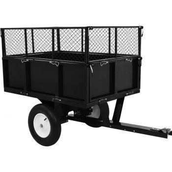 Meedo Sklápěcí přívěsný vozík za zahradní traktor nosnost 300 kg