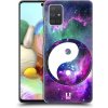 Pouzdro a kryt na mobilní telefon Samsung Pouzdro Head Case Samsung Galaxy A71 Yin a Yang PURPLE