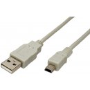 Roline 11.02.8708 USB 2.0 kabel USB A(M) - miniUSB 5pin B(M), 0,8m, černý