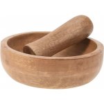 Excellent Hmoždíř s tloučkem mangové dřevo 15 x 15 x 5 cm – Zboží Dáma