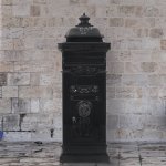 Sloupová poštovní schránka ve vintage stylu rezuvzdorná černá – Hledejceny.cz