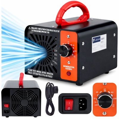 LEAN Generátor ozonu 155 W 60 000 mg/h časovač 1 - 120 min – Sleviste.cz