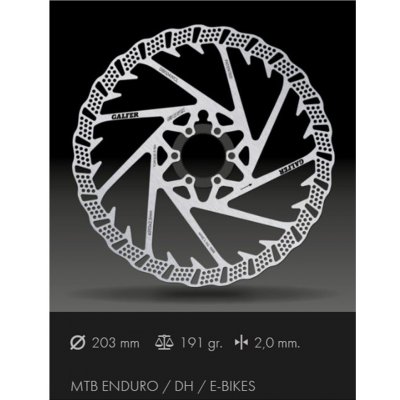 Brzdový kotouč Galfer Shark - Center-Lock Rozměr: 160mm – Sleviste.cz