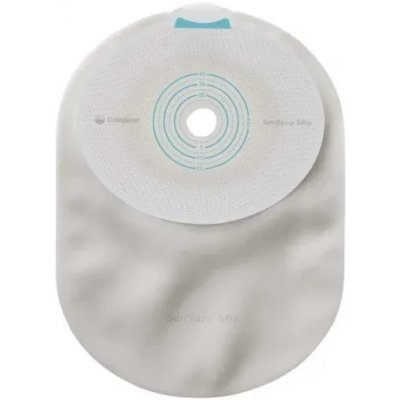 Mio SenSura Convex Deep 1D sáčky uzavřené 10 ks—Velký, šedý, silně konvexní podložka, otvor 10-43 mm – Zboží Mobilmania