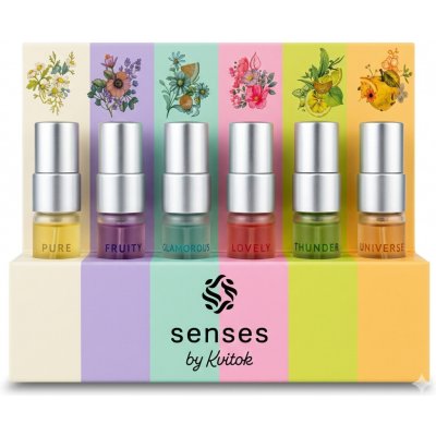 Kvitok Senses Sada vzorků toaletních parfémů (5 x 2 ml) - k otestování vůní Varianta: k otestování vůní – Sleviste.cz