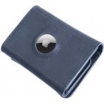 FIXED Tripple Wallet pro AirTag z pravé hovězí kůže (FIXWAT-TR2-BL) modrá