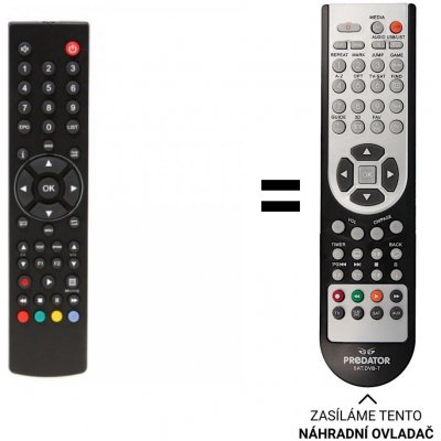Dálkový ovladač Predátor Schwaiger DSR 596 HD CI – Hledejceny.cz