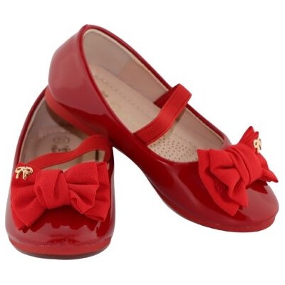 Dívčí balerínky s mašlí nazouvací 139-128S – Zboží Dáma