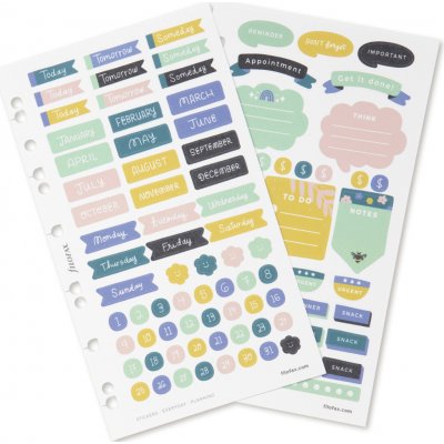 Filofax Samolepky Multi Plánování náplň osobních/A5 diářů Filofax – Zboží Živě