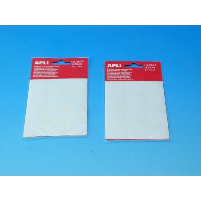 APLI - 6 archů průměr 25 mm - AO2664 – Zboží Dáma