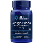 Life Extension Ginkgo Biloba Certifikovaný Extrakt 365 kapslí – Hledejceny.cz