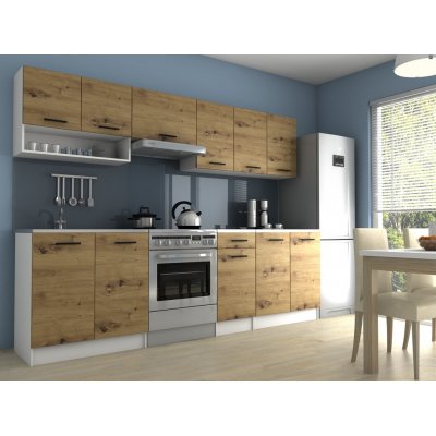 FRONTI Kuchyňská linka LUIZA II 260x200 cm Artisan – Zboží Dáma