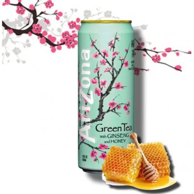 Arizona Green Tea With Ginseng & Honey 0,65 l – Zboží Dáma