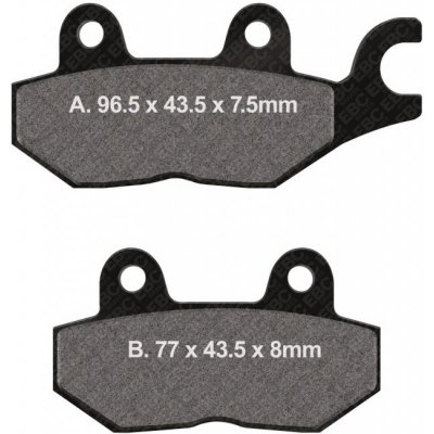 Brzdové destičky EBC FA215/2 – Hledejceny.cz