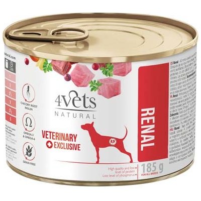 4Vets Natural Veterinary Exclusive Renal 185 g – Hledejceny.cz