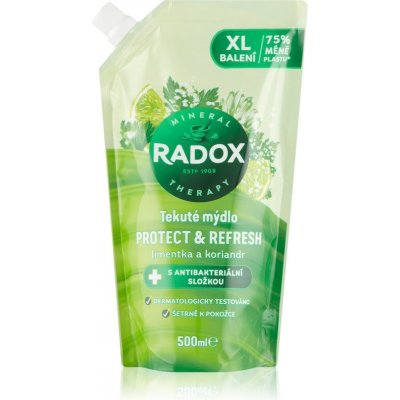 Radox Protect & Refresh antibakteriální tekuté mýdlo náhradní náplň 500 ml – Zbozi.Blesk.cz