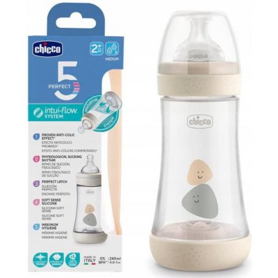 Chicco láhev kojenecká Perfect 5 neutral 240ml – Zbozi.Blesk.cz