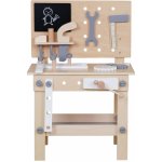 Ecotoys Dřevěná dílna pro děti stolek na nářadí – Zboží Dáma