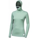 SENSOR MERINO DF dámské triko dl.rukáv s kapucí basil green – Zboží Mobilmania
