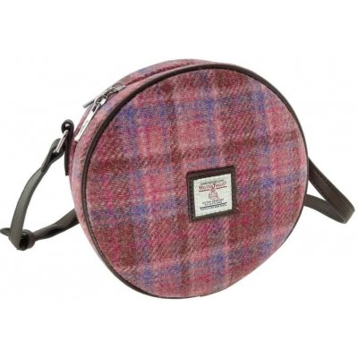 Kabelka Bannock Harris Tweed Pink Check