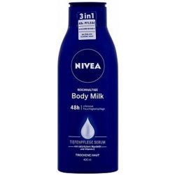 Nivea Body Milk Rich Nourishing vyživující tělové mléko pro suchou pokožku 400 ml
