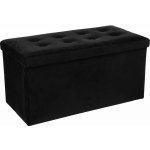 Atmosphera Dekorativní pouf pro obývací pokoj a ložnici, velké stylové sedadlo s úložným prostorem – Zboží Dáma