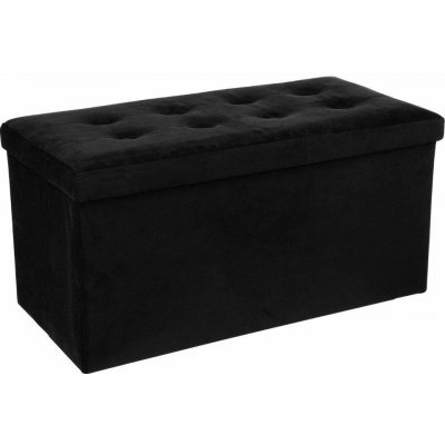 Atmosphera Dekorativní pouf pro obývací pokoj a ložnici, velké stylové sedadlo s úložným prostorem – Zboží Dáma