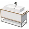Koupelnový nábytek Intedoor OXO MULTI OALU 110 1Z KDP skříňka s umyvadlem na desku 0746AP Hygienic Grey Mat
