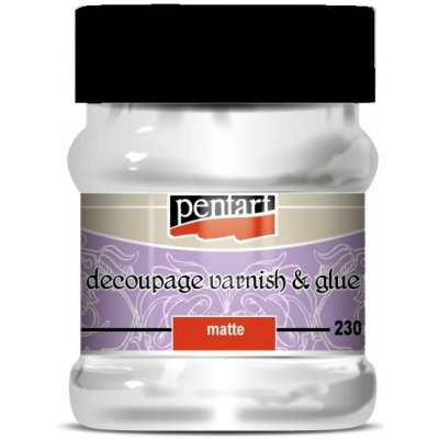 pentart Lepidlo a lak na decoupage matný 230 ml – Zboží Dáma
