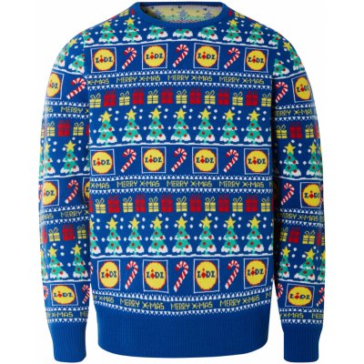 Livergy pánský vánoční svetr LIDL modrá – Zboží Mobilmania
