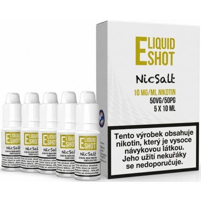 EXPRAN GmbH E-Liquid Shot Booster NicSalt 50PG/50VG 5 x 10 ml 10 mg – Hledejceny.cz