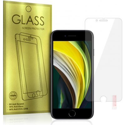 Gold tvrzené sklo Pro iPhone SE 2020 - SE 2022 110194 – Zboží Živě